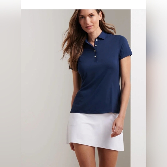 Peter Millar Dark Blue Polo Womens Shirt NWT - Picture 2 of 4